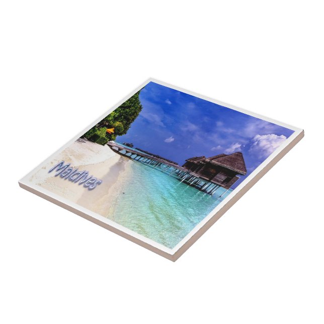 zMV004 islands MALDIVES beach, Asia, Tile (Side)