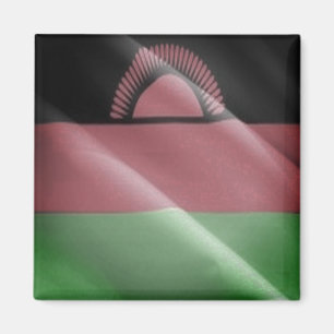 zMW002 MALAWI, Waving Flag, Africa, Fridge Magnet
