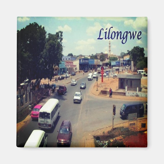 zMW007 LILONGWE, Malawi, Africa, Fridge Magnet (Front)