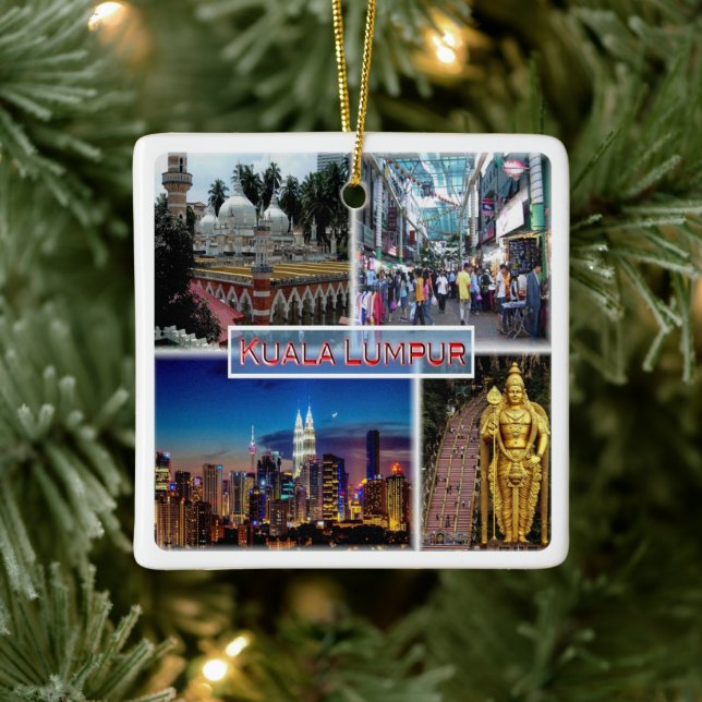 zMY014 Petaling Street KUALA LUMPUR Jamek Mosque,  Ceramic Ornament (Tree)