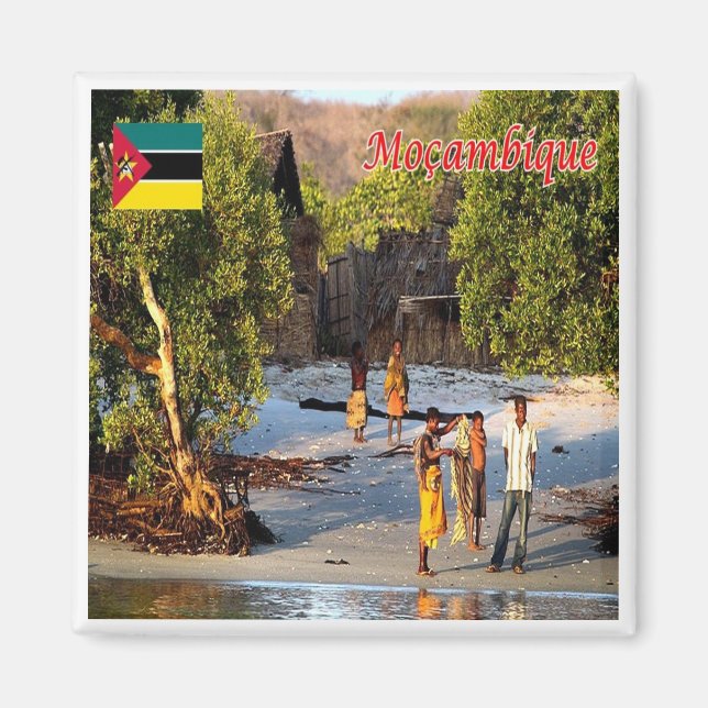 zMZ005 MOZAMBIQUE, Panorama, Africa, Fridge Magnet (Front)