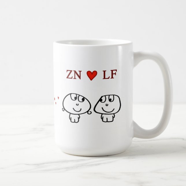 "ZN heart LF" Coffee Mug (Right)