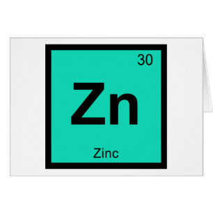 Zn - Zinc Chemistry Periodic Table Symbol Element