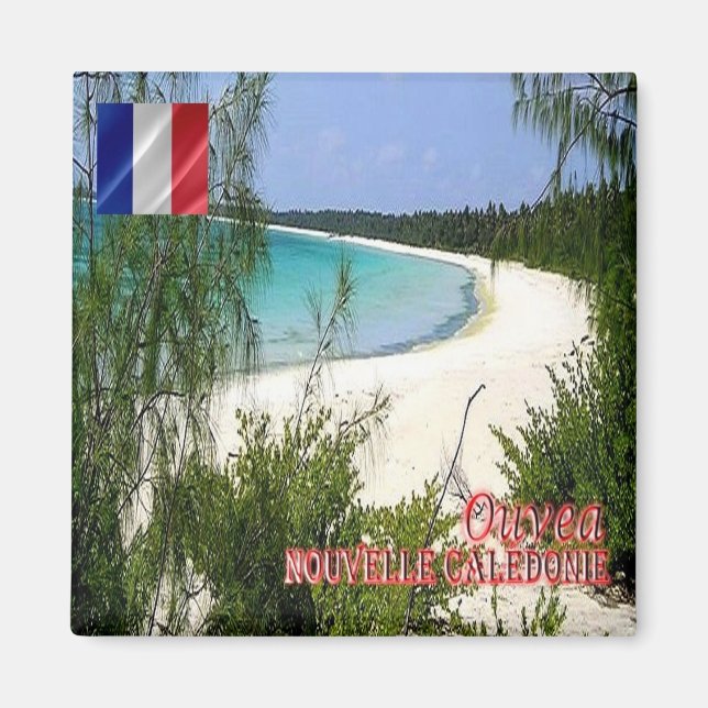 zNC007 OUVEA, NEW CALEDONIA, Oceania, Fridge Magnet (Front)