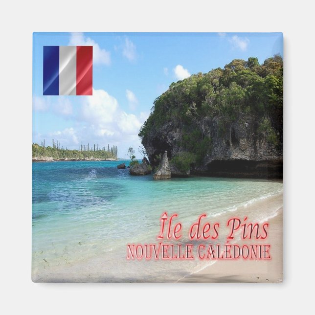 zNC008 ILE DES PINS, NEW CALEDONIA, Fridge Magnet (Front)
