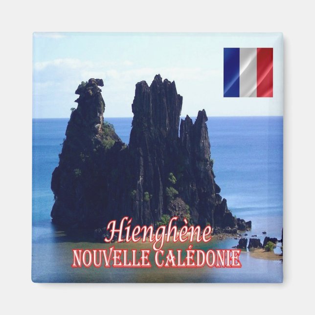 zNC012 HIENGHENE, New Caledonia, Oceania Fridge Magnet (Front)