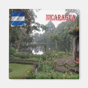 ZNI011 NICARAGUA, Black Forest Matagalpa, Fridge Magnet