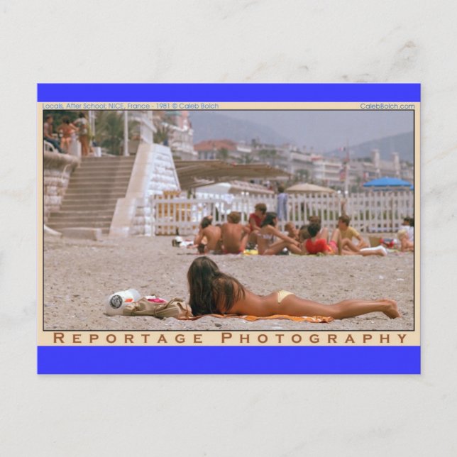 ZNICEGoldBikini Postcard (Front)