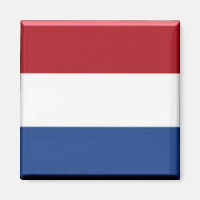 zNL001 DUTCH FLAG, Netherlands, Holland, Fridge Magnet (Front)