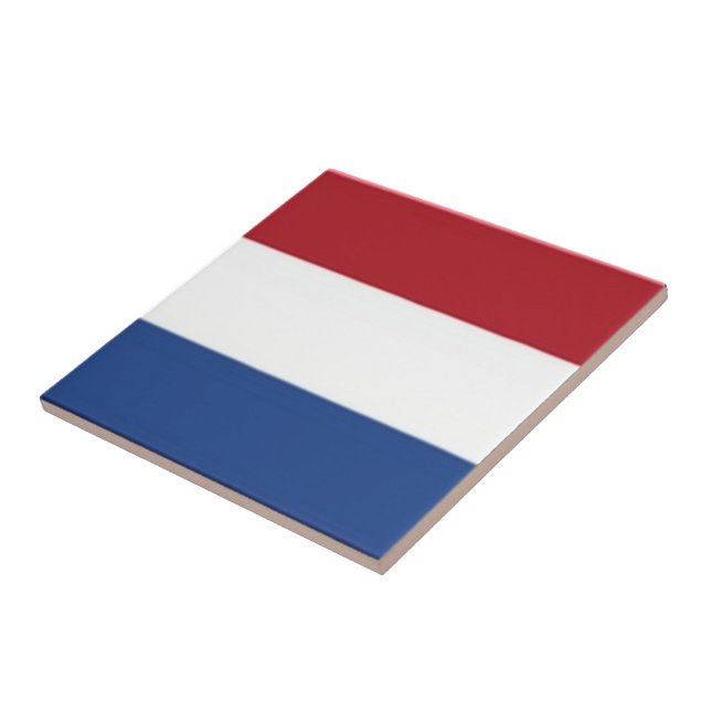 zNL001 DUTCH FLAG, Netherlands, Holland, Tile (Side)