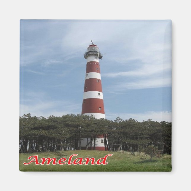 zNL004 AMELAND, Frisian Islands, Netherlands, Magnet (Front)