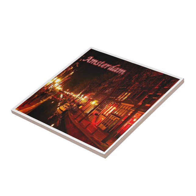 zNL020 AMSTERDAM landscape night, Europe, Tile (Side)