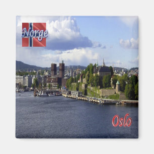 zNO004 OSLO, Norway, Europe, Fridge Magnet