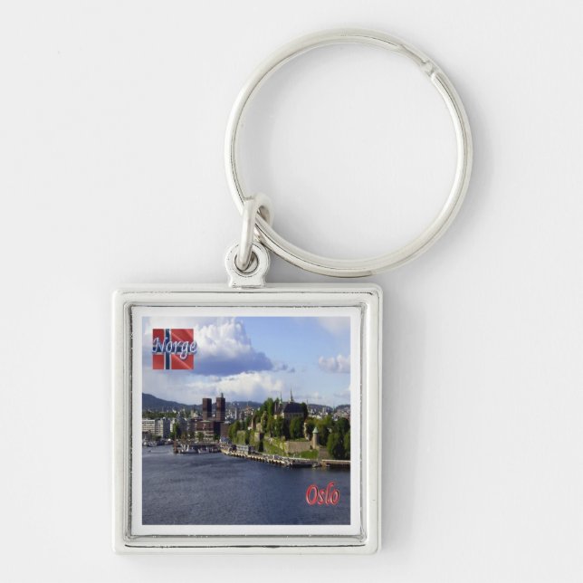 zNO004 OSLO, Norway, Europe, Key Ring (Front)
