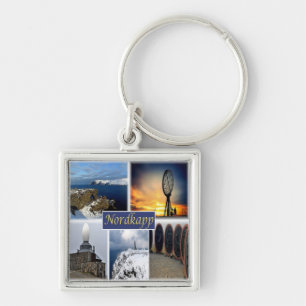 zNO007 NORDKAPP NORTH CAPE, Norway, Europe, Key Ring