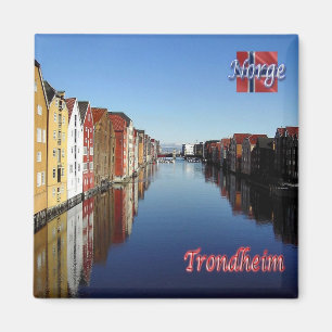 zNO015 TRONDHEIM, Norway, Europe, Fridge Magnet