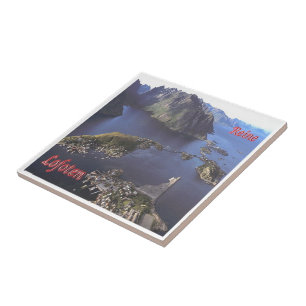 zNO020 REINE Lofoten, Norway, Europe, Tile
