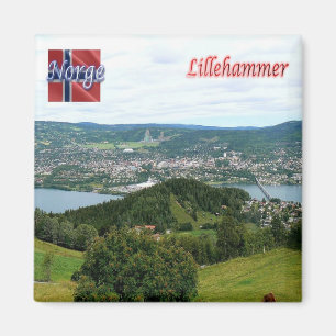 zNO028 LILLEHAMMER, Norway, Europe, Fridge Magnet