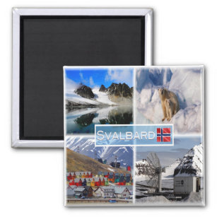zNO041 SVALBARD, Norway, Europe, Fridge Magnet