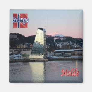 zNO046 MOLDE panorama, Norway, Europe, Fridge Magnet