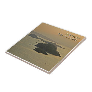 zNO056 OSLOFJORD from Ekeberg in Oslo, Norway Tile