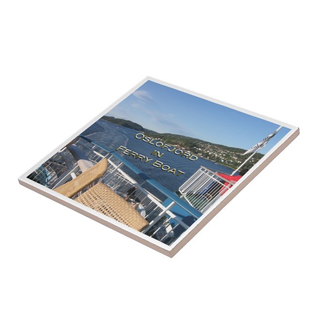 zNO057 OSLOFJORD, Oslo Copenhagen ferry boat,  Tile (Side)