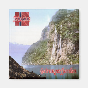 zNO071 GEIRANGERFJORDEN, Norway, Europe, Fridge Magnet