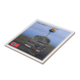 zNO078 NORD KAPP, Norway, Europe, Tile