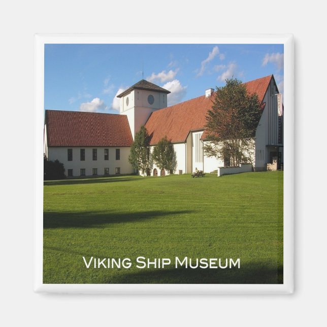 zNO081 VIKING SHIP MUSEUM, Norway, Europe, Fridge Magnet (Front)