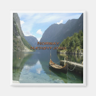 zNO092 NÆRØYFJORD, Norway, Europe, Fridge Magnet