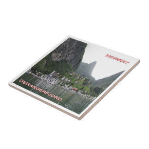 zNO120 GEIRANGERFJORD panorama, Norway, Tile