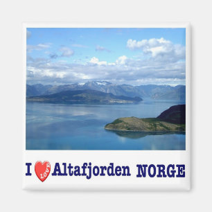 zNO126 ALTAFJORDEN, Norway, Europe, Fridge Magnet