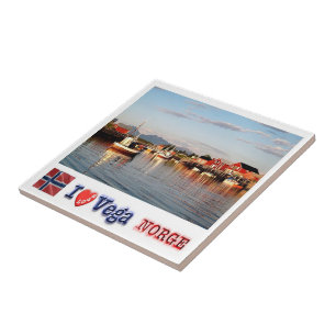 zNO147 VEGA "ILove", Norway, Europe, Tile