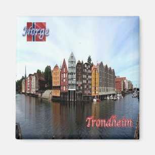 zNO149 TRONDHEIM, Norway, Europe, Fridge Magnet