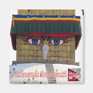 zNP006 Boudhanath Stupa KATHMANDU, Nepal, Fridge Magnet