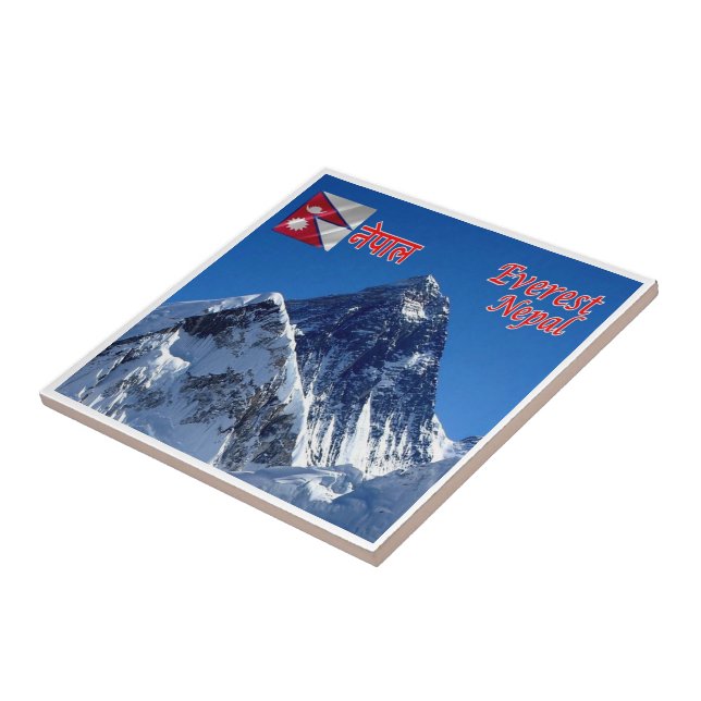 zNP011 MOUNT EVEREST, Nepal, Asia,  Tile (Side)