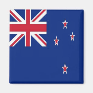 ZNZ001 NEW ZEALAND FLAG, Oceania, Fridge Magnet