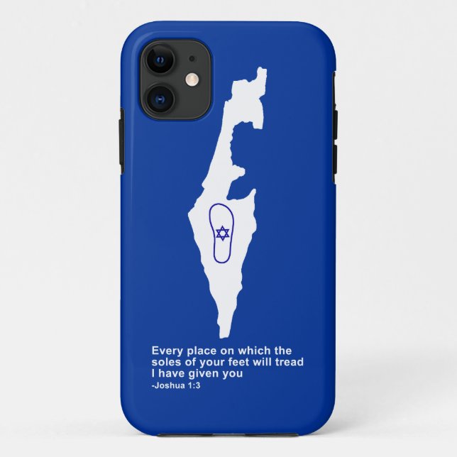 Zo Artzeinu - Joshua 1:3 Case-Mate iPhone Case (Back)