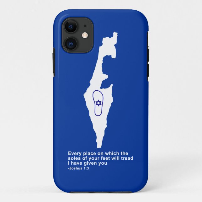 Zo Artzeinu - Joshua 1:3 Case-Mate iPhone Case (Back)