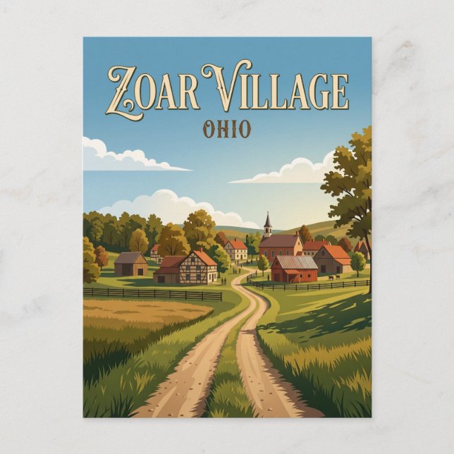 Zoar USA Postcard (Front)
