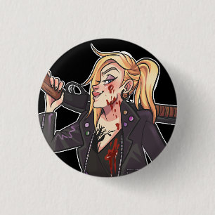 Zobo With A Shotgun character 3 Cm Round Badge