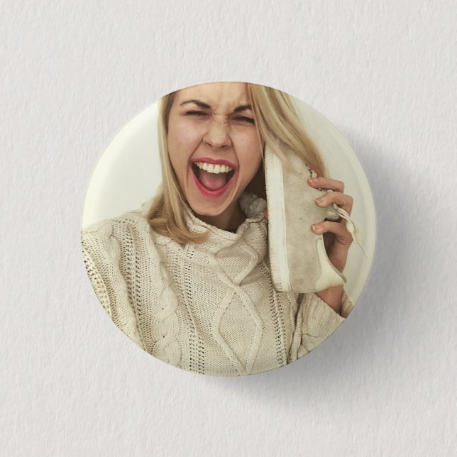 Zobo With a Shotgun - Scream Badge (Front)