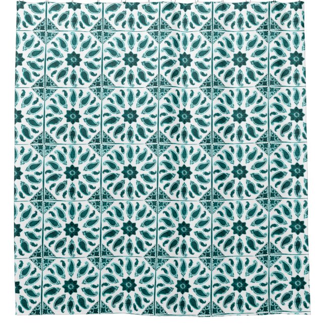 zócalo by megyarsh shower curtain (Front)