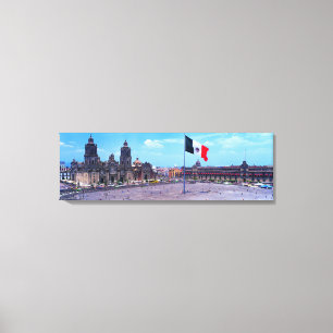 Zocalo, Mexico City, Mexico Canvas Print