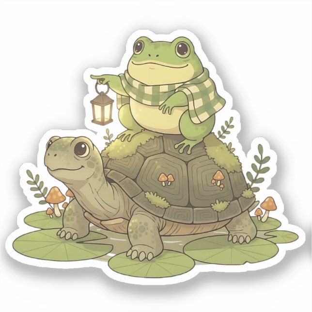 Zochi & Mossy the Turtle (Front)