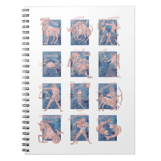 Zodiac 12 Star Signs Notebook