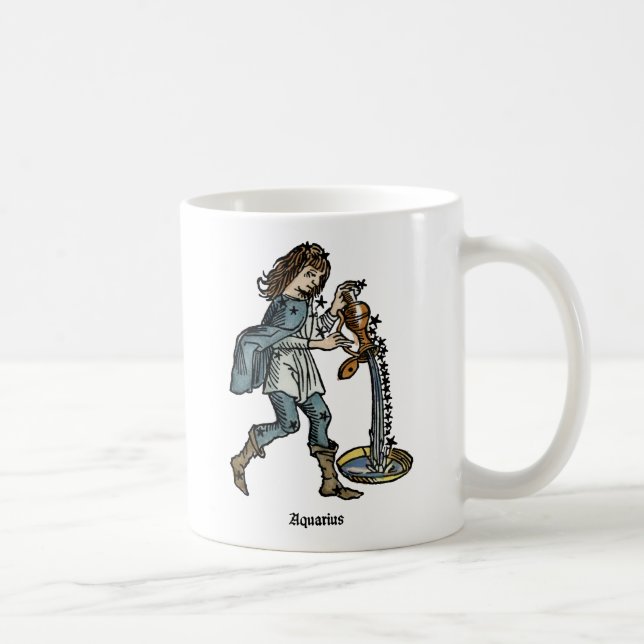 Zodiac: Aquarius, 1482 Coffee Mug (Right)