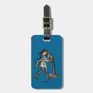 Zodiac: Aquarius, 1482 Luggage Tag