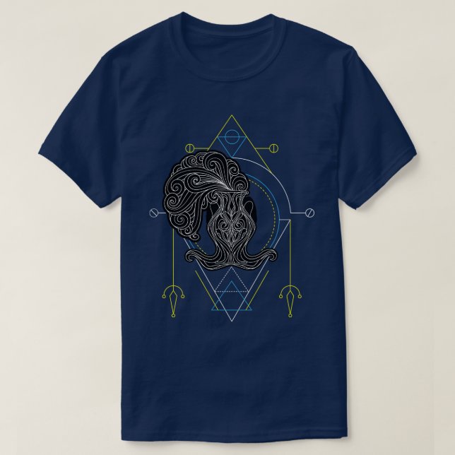 Zodiac Aquarius 2 T-Shirt (Design Front)