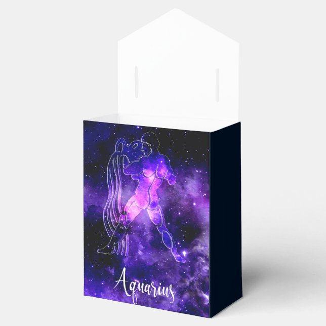 Zodiac : Aquarius Favour Box (Opened)